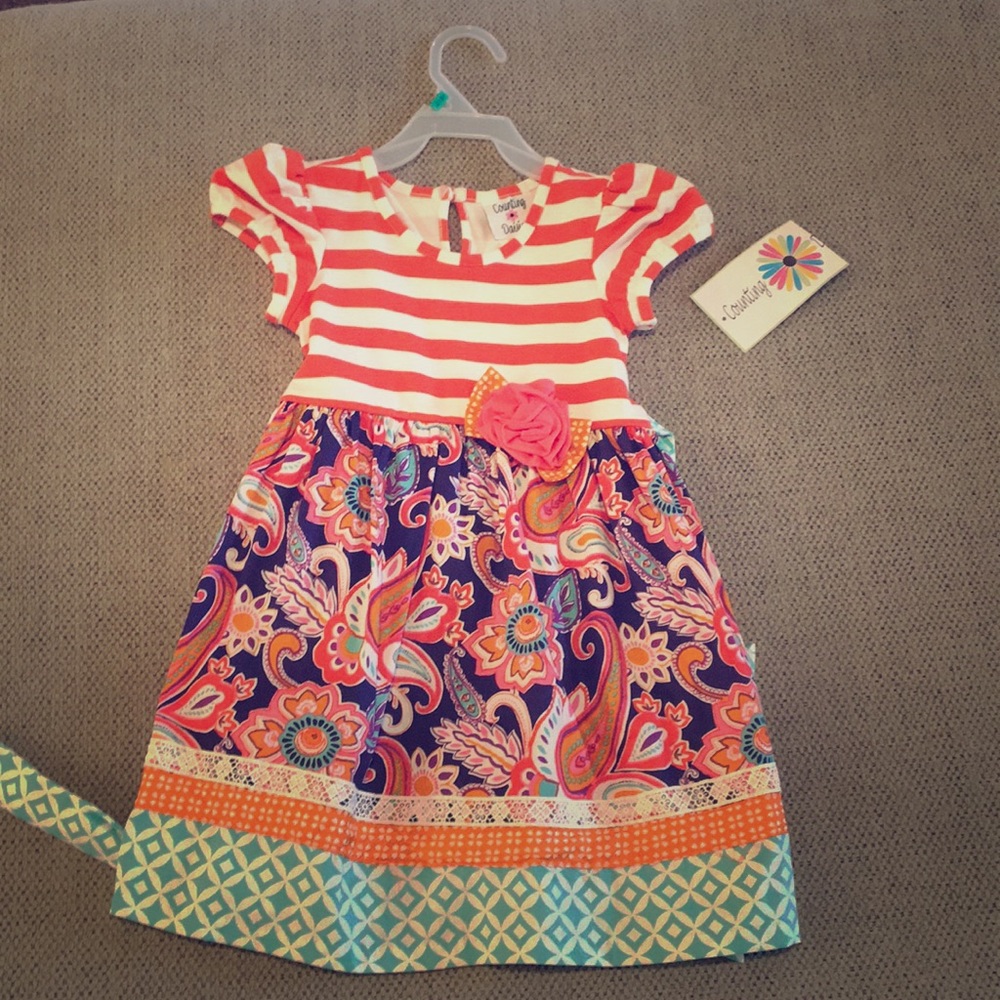 Girls 4t Counting Daisies Dress
